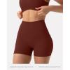 imageShorts with Pockets  Compressive High Waisted Butt Sculpting 4quot ampamp 6quot Womens Biker Shorts  HiPerform XXS to 3XChocolate