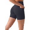 imageShorts with Pockets  Compressive High Waisted Butt Sculpting 4quot ampamp 6quot Womens Biker Shorts  HiPerform XXS to 3XGraphite