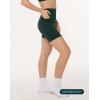 imageShorts with Pockets  Compressive High Waisted Butt Sculpting 4quot ampamp 6quot Womens Biker Shorts  HiPerform XXS to 3XGreen