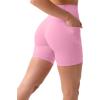 imageShorts with Pockets  Compressive High Waisted Butt Sculpting 4quot ampamp 6quot Womens Biker Shorts  HiPerform XXS to 3XPetal