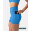 imageShorts with Pockets  Compressive High Waisted Butt Sculpting 4quot ampamp 6quot Womens Biker Shorts  HiPerform XXS to 3XRoyal Blue