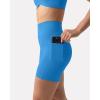 imageShorts with Pockets  Compressive High Waisted Butt Sculpting 4quot ampamp 6quot Womens Biker Shorts  HiPerform XXS to 3XRoyal Blue