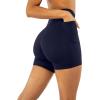 imageShorts with Pockets  Compressive High Waisted Butt Sculpting 4quot ampamp 6quot Womens Biker Shorts  HiPerform XXS to 3XTwilight