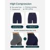imageShorts with Pockets  Compressive High Waisted Butt Sculpting 4quot ampamp 6quot Womens Biker Shorts  HiPerform XXS to 3XTwilight