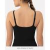 imageYoga Tank Top with Built in Bra for Women  Medium Support Shelf Bra Soft Workout Camisole Tops  FlexFlowBlack