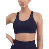 imageRacerback Supportive Sports Bras for Women  High Support Scoop Neck Gym Workout Bra Removable Pads  HiPerformTwilight