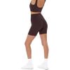 imageShorts with Pockets  Compressive High Waisted Butt Sculpting 4quot ampamp 6quot Womens Biker Shorts  HiPerform XXS to 3XCocoa