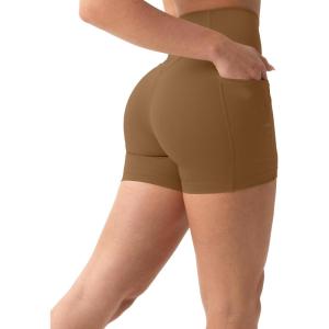 imageShorts with Pockets  Compressive High Waisted Butt Sculpting 4quot ampamp 6quot Womens Biker Shorts  HiPerform XXS to 3XCafe