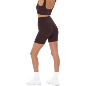 imageShorts with Pockets  Compressive High Waisted Butt Sculpting 4quot ampamp 6quot Womens Biker Shorts  HiPerform XXS to 3XCocoa