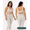 imageCurve Hem Scoop Neck Sports Bra for Women  Medium Support Buttery Soft Low Cut Yoga Workout Bras  FlexFlowMoon