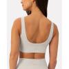 imageCurve Hem Scoop Neck Sports Bra for Women  Medium Support Buttery Soft Low Cut Yoga Workout Bras  FlexFlowMoon