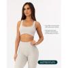 imageCurve Hem Scoop Neck Sports Bra for Women  Medium Support Buttery Soft Low Cut Yoga Workout Bras  FlexFlowMoon