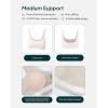 imageCurve Hem Scoop Neck Sports Bra for Women  Medium Support Buttery Soft Low Cut Yoga Workout Bras  FlexFlowMoon