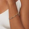 imagePAVOI 14K Gold Plated 3mm Multi Colored CZ Tennis Bracelet  Vibrant Cubic Zirconia Bracelet for Women  Size 6575 InchWhite Gold