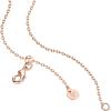imagePAVOI 14K Gold Plated Cubic Zirconia Diamond Pendant Necklace for Women  Adjustable SliderRose Gold