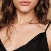 imagePAVOI 14K Gold Plated Cubic Zirconia Diamond Pendant Necklace for Women  Adjustable SliderRose Gold