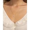 imagePAVOI 14K Gold Plated Cubic Zirconia Diamond Pendant Necklace for Women  Adjustable SliderYellow Gold