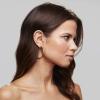 imagePAVOI 14K Gold Plated Lightweight Chunky Open Hoops for Women  Trendy Gold Hoop EarringsRose Gold