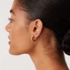 imagePAVOI 14K Gold Plated Lightweight Chunky Open Hoops for Women  Trendy Gold Hoop EarringsRose Gold