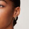 imagePAVOI 14K Gold Plated Lightweight Chunky Open Hoops for Women  Trendy Gold Hoop EarringsWhite Gold
