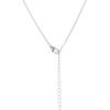 imagePAVOI 14K Gold Plated Opal Pendant Necklaces for Women  Created Opal Cubic Zirconia Dainty Necklace  Butterfly Round Triangle Antler Bar PendantsWhite Gold