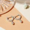 imagePAVOI 14K Gold Plated S925 Sterling Silver Post Lightweight DropDangle Huggie Earrings for Women  Religious Ornament Cross Evil Eye Clover Celtic  Dainty Earrings for WomenWhite Gold