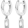 imagePAVOI 14K Gold Plated S925 Sterling Silver Post Lightweight DropDangle Huggie Earrings for Women  Religious Ornament Cross Evil Eye Clover Celtic  Dainty Earrings for WomenWhite Gold