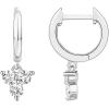 imagePAVOI 14K Gold Plated S925 Sterling Silver Post Lightweight DropDangle Huggie Earrings for Women  Religious Ornament Cross Evil Eye Clover Celtic  Dainty Earrings for WomenWhite Gold