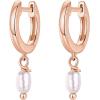 imagePAVOI 14K Gold Plated S925 Sterling Silver Post Lightweight DropDangle Huggie Earrings for Women  Religious Ornament Cross Evil Eye Clover Celtic  Dainty Earrings for WomenRose Gold
