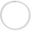 imagePAVOI 14K Gold Plated Simulated Diamond Tennis Necklaces for Women  Classic Tennis Chain  Timeless Station Round and Pear Cubic Zirconia Stones Choker NecklacePear  18 Inches