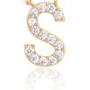 imagePAVOI 14K White Gold Plated Cubic Zirconia Initial Necklace  Letter Dainty Necklaces for Women S