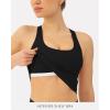 imageRacerback Workout Tank Tops for Women Built in Bra  Medium Support Scoop Athletic Tank Top Shelf Bra HiPerformBlack