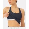 imageRacerback Workout Tank Tops for Women Built in Bra  Medium Support Scoop Athletic Tank Top Shelf Bra HiPerformGraphite