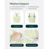 imageRacerback Workout Tank Tops for Women Built in Bra  Medium Support Scoop Athletic Tank Top Shelf Bra HiPerformPistachio