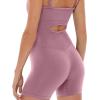 imageSeamless OnePiece Romper  Butt Sculpting Waist Compression Womens 5quot Workout Shaping Jumpsuit  SculptFormPink