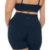 imageSeamless Shorts  Sculpting Compression High Waisted 45quot ampamp 6quot Scrunch Butt Ribbed SculptForm Biker ShortsMidnight
