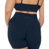 imageSeamless Shorts  Sculpting Compression High Waisted 45quot ampamp 6quot Scrunch Butt Ribbed SculptForm Biker ShortsMidnight