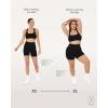 imageSeamless Shorts  Sculpting Compression High Waisted 45quot ampamp 6quot Scrunch Butt Ribbed SculptForm Biker ShortsMidnight