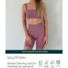 imageSeamless Shorts  Sculpting Compression High Waisted 45quot ampamp 6quot Scrunch Butt Ribbed SculptForm Biker ShortsStone