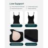 imageWorkout One Piece Jumpsuits for Women  Adjustable Straps Low Back Shelf Bra FullLength Gym Romper  HiPerformBlack