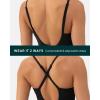 imageWorkout One Piece Jumpsuits for Women  Adjustable Straps Low Back Shelf Bra FullLength Gym Romper  HiPerformBlack