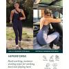 imageWorkout One Piece Jumpsuits for Women  Adjustable Straps Low Back Shelf Bra FullLength Gym Romper  HiPerformBlue