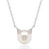 image14K Gold Plated Sterling Silver AAA Freshwater Cultured Pearl Cat Pearl PendantWhite Gold