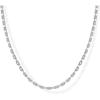 imagePAVOI 14K Gold Plated Simulated Diamond Tennis Necklaces for Women  Classic Tennis Chain  Timeless Station Round and Pear Cubic Zirconia Stones Choker NecklaceStation