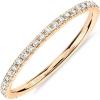 imagePAVOI 14K Gold Plated Solid 925 Sterling Silver CZ Simulated Diamond Stackable Ring Eternity Bands for WomenYellow Gold