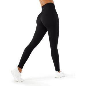 imageSeamless Scrunch Butt Leggings  High Waisted Compression Sculpting Women Full Length Workout Pants  SculptFormBlack
