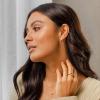 imagePAVOI 14K Gold Plated 925 Sterling Silver Post Ultra Thick Huggie Earring  Womens Mini Hoop Earrings  Gold Plated Small HoopsRose Gold