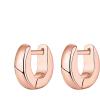 imagePAVOI 14K Gold Plated 925 Sterling Silver Post Ultra Thick Huggie Earring  Womens Mini Hoop Earrings  Gold Plated Small HoopsRose Gold