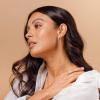 imagePAVOI 14K Gold Plated 925 Sterling Silver Post Ultra Thick Huggie Earring  Womens Mini Hoop Earrings  Gold Plated Small HoopsRose Gold