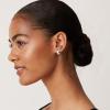 imagePAVOI 14K Gold Plated 925 Sterling Silver Post Ultra Thick Huggie Earring  Womens Mini Hoop Earrings  Gold Plated Small HoopsWhite Gold